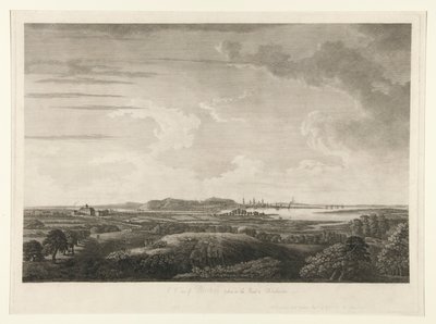 A View of Boston taken on the road to Dorchester by James Newton