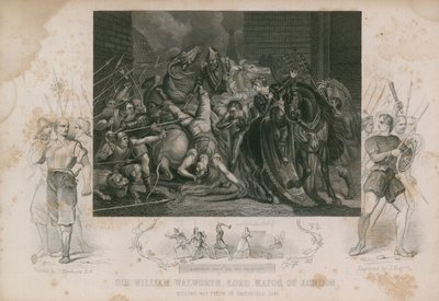 Sir William Walworth, Lord Mayor of London Killing Wat Tyler in Smithfield by James Northcote