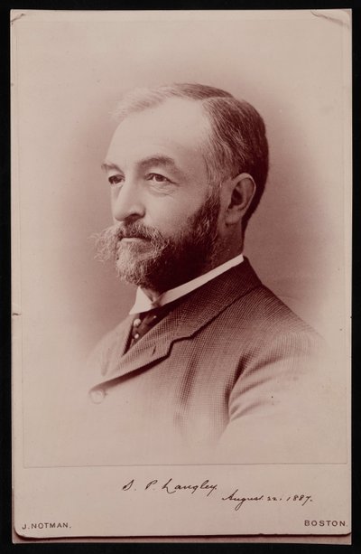 Portrait of Samuel Pierpont Langley by James Notman