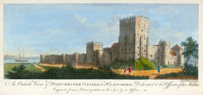 Portchester Castle, Hampshire, 1720 by James Peake