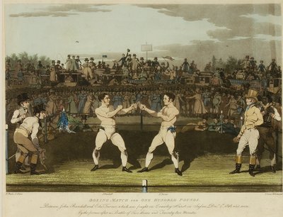 Boxing Match for One Hundred Pounds by James Pollard