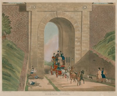 Highgate Archway by James Pollard