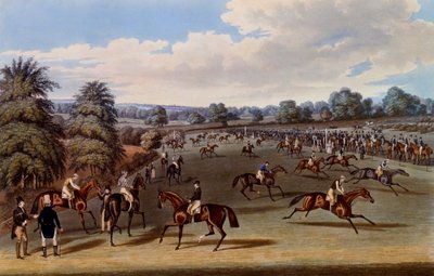 Preparing to Start, print made by Charles Hunt by James Pollard