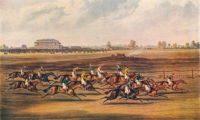 Race for the Great St. Leger Stakes, 1836. Approbation - Off in good Style, 1837 by James Pollard