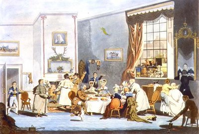 Stage Coach Passengers at Breakfast by James Pollard