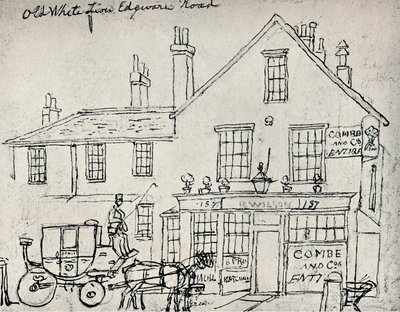 The Old White Lion, Edgware Road by James Pollard