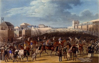 The Race Over, print made by Charles Hunt, 1836 by James Pollard