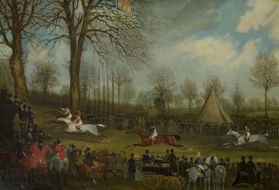 The St Albans Grand Steeplechase of March 8, 1832 by James Pollard