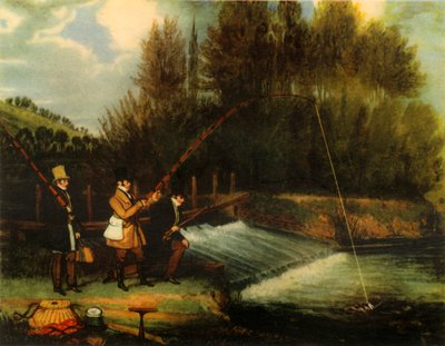Trolling for Pike in the River Lea, 1831, 1941 by James Pollard