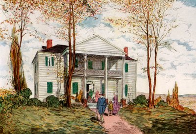 Morris-Jumel Mansion, Washington Heights, c18th Century, 1921 by James Preston