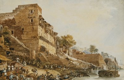 The Man Mundil or Hindoo Observatory, Benares 1829 by James Prinsep