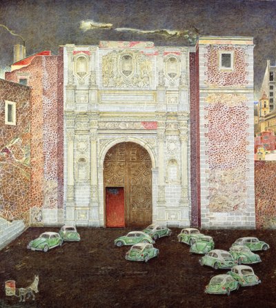 Taxi Depot, San Lazaro, Mexico City by James Reeve
