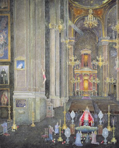 Veneration of the Virgen del Rosario, the Convent of San Domingo by James Reeve