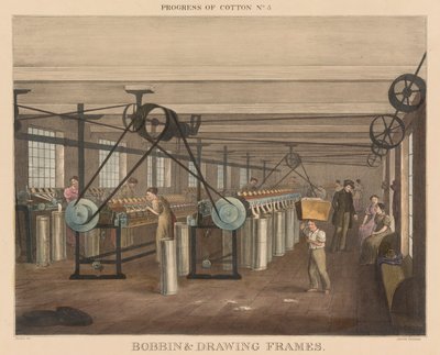 Progress of Cotton: #5 - Bobbin & Drawing Frames by James Richard Barfoot