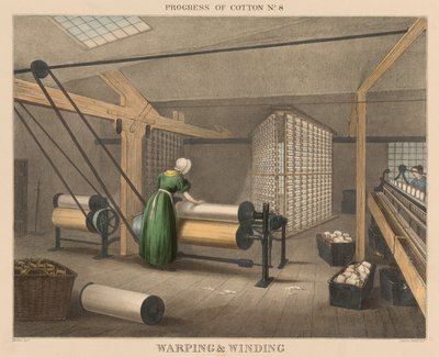 Progress of Cotton: #8 - Warping & Winding by James Richard Barfoot