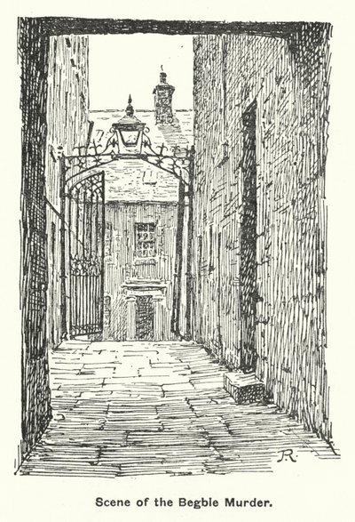 Scene of the Begbie Murder by James Riddel