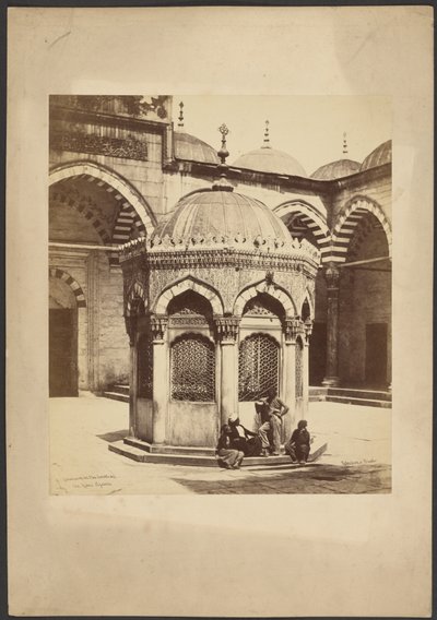 Fountain in the Court of the Yeni Djami by James Robertson