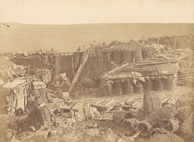 Interior of the Redan - Russian Battery by James Robertson