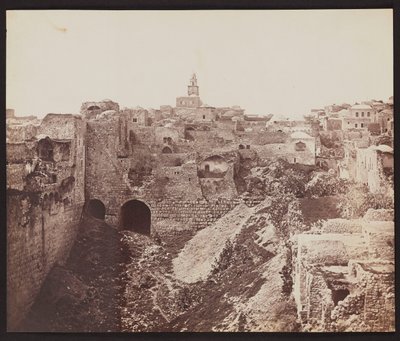 Pool of Bethesda. Jerusalem by James Robertson