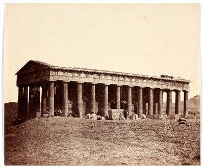 "Temple of Theseus" [Athens. Theseion - actually the Temple of Hephaestus] by James Robertson