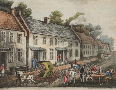 Headquarters of the Duke of Wellington, in the village of Waterloo by James Rouse