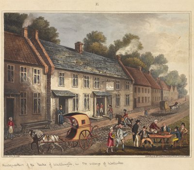 Headquarters of the Duke of Wellington in the Village of Waterloo, from 