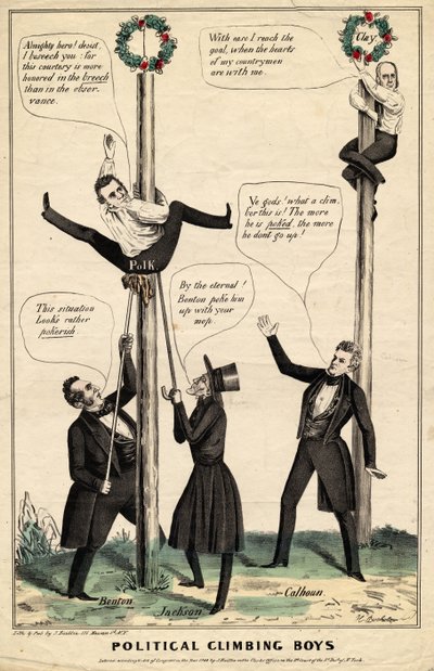 Political Climbing Boys, Published by J Baillie, H Bucholzer, New York by James S. Baillie