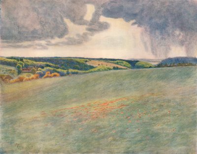 Box Hill and Ranmore from Tot Hill by James S Ogilvy