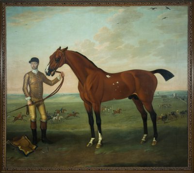 Flying Childers with a Groom on Newmarket Heath by James Seymour