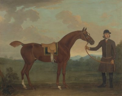 Old Fox Held by a Groom by James Seymour