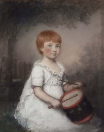 Miss Collard as a Child by James Sharples