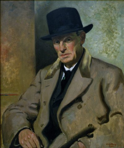 Portrait of Jack B. Yeats by James Sinton Sleator