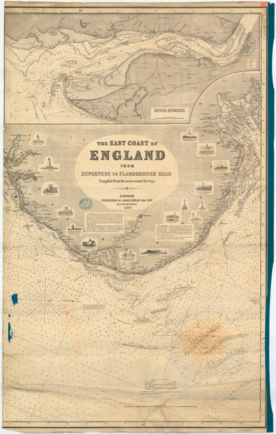 England East Coast from Dungeness to Flamborough Head by James & Son Imray