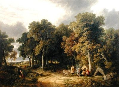 Encampment in a Wooded Landscape by James Stark