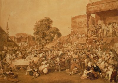 The Fair Held on The 1st August in Hyde Park by James Stephanoff