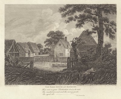Robert Bloomfield, poet: The Farm House at Sapiston by James Storer