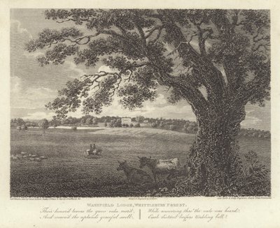 Robert Bloomfield, poet: Wakefield Lodge, Whittlebury Forest by James Storer