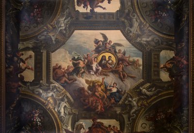 Ceiling of the Upper Hall in the Painted Hall by James Thornhill