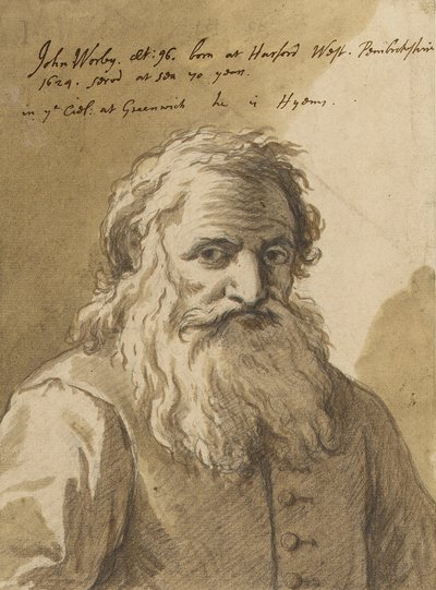 John Worley (1624-1721), c.1720 by James Thornhill
