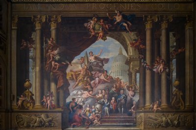 The West Wall of the Painted Hall by James Thornhill