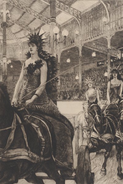 The Ladies of the Chariots at the Hippodrome, 1885 by James Tissot