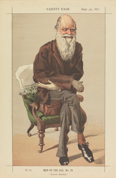 Vanity Fair Men of the Day, No. 33, Natural Selection by James Tissot