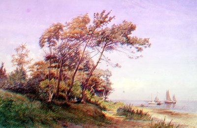 A Picnic on the Coast, Isle of Wight by James Waite