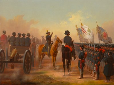 Review of Rhode Island and Maine Troops by James Walker