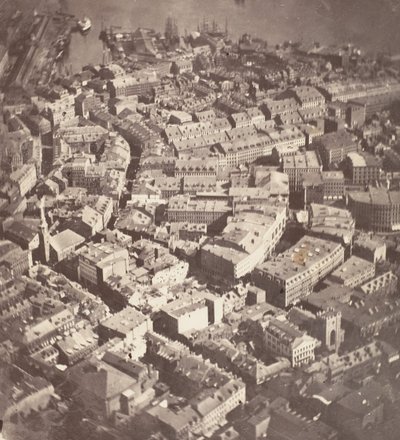 Boston, as the Eagle and the Wild Goose See It, 1860 by James Wallace Black