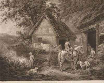 A Boy Employed in Burning Weeds by James Ward