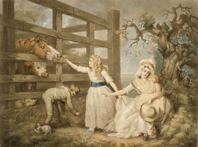 Compassionate Children, Engraved by William Ward by James Ward
