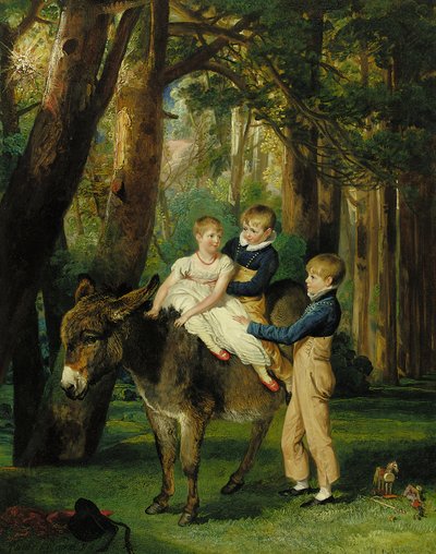 Group Portrait of John, Theophilus and Frances Levett by James Ward