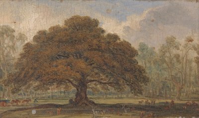 Landscape with Deer under 