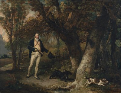 Portrait of the Rev. Thomas Levett and Favourite Dogs, Cock-Shooting by James Ward